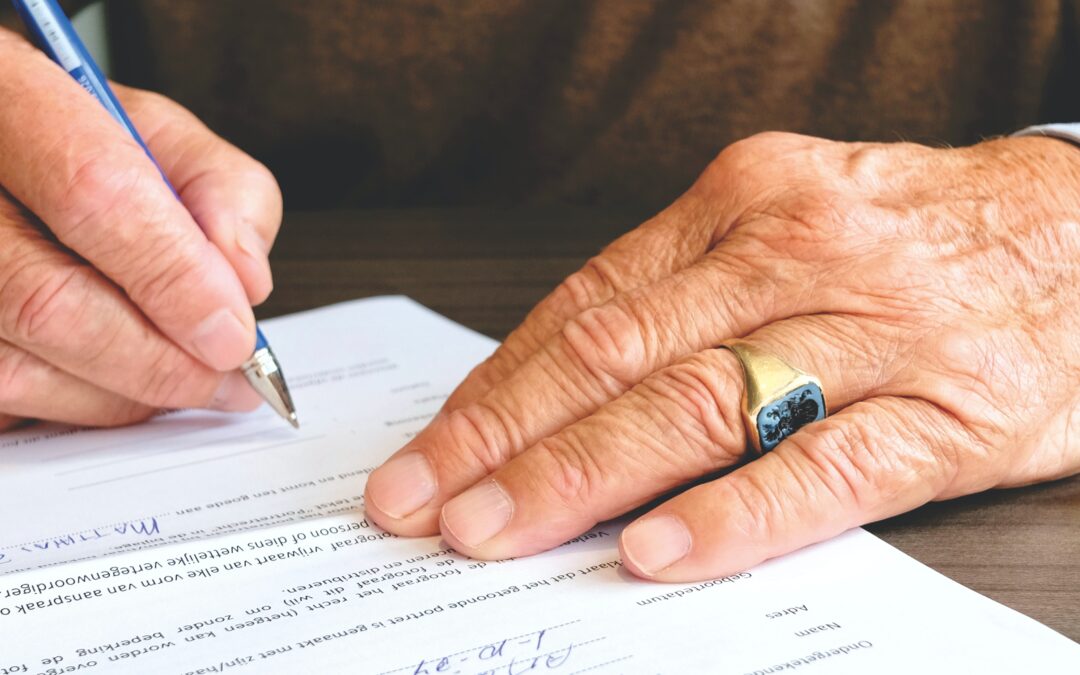 Signing document