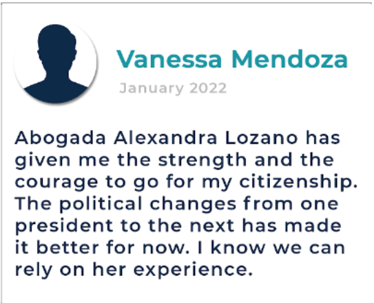 Testimony of Vanessa Mendoza