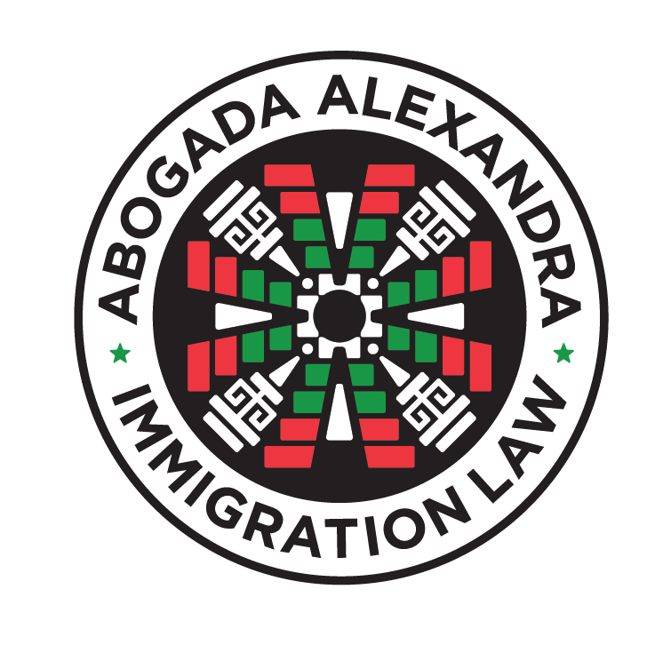 Abogada Alexandra white logo